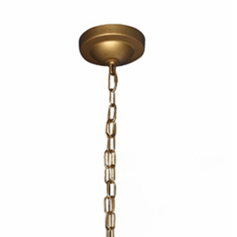 Adjustable length brass chain