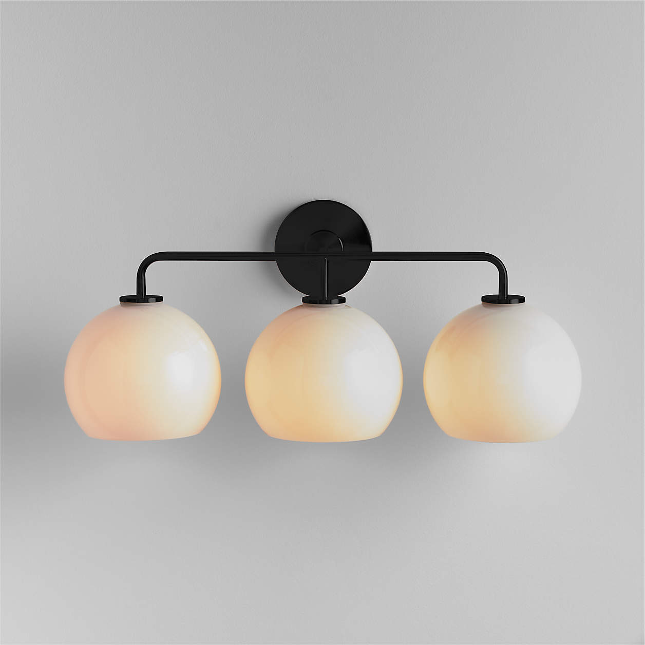 Milk Glass + Black