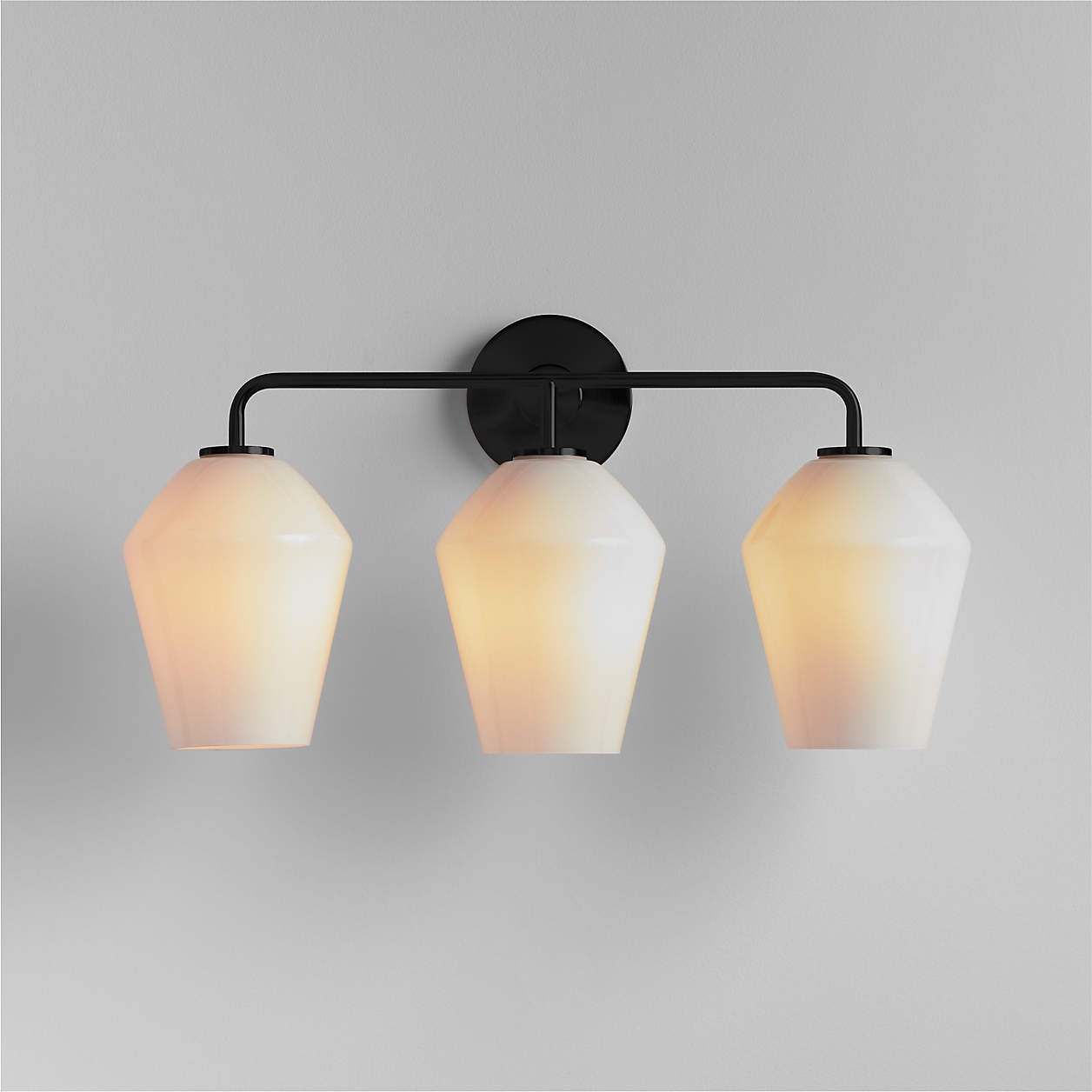 Milk Glass + Black