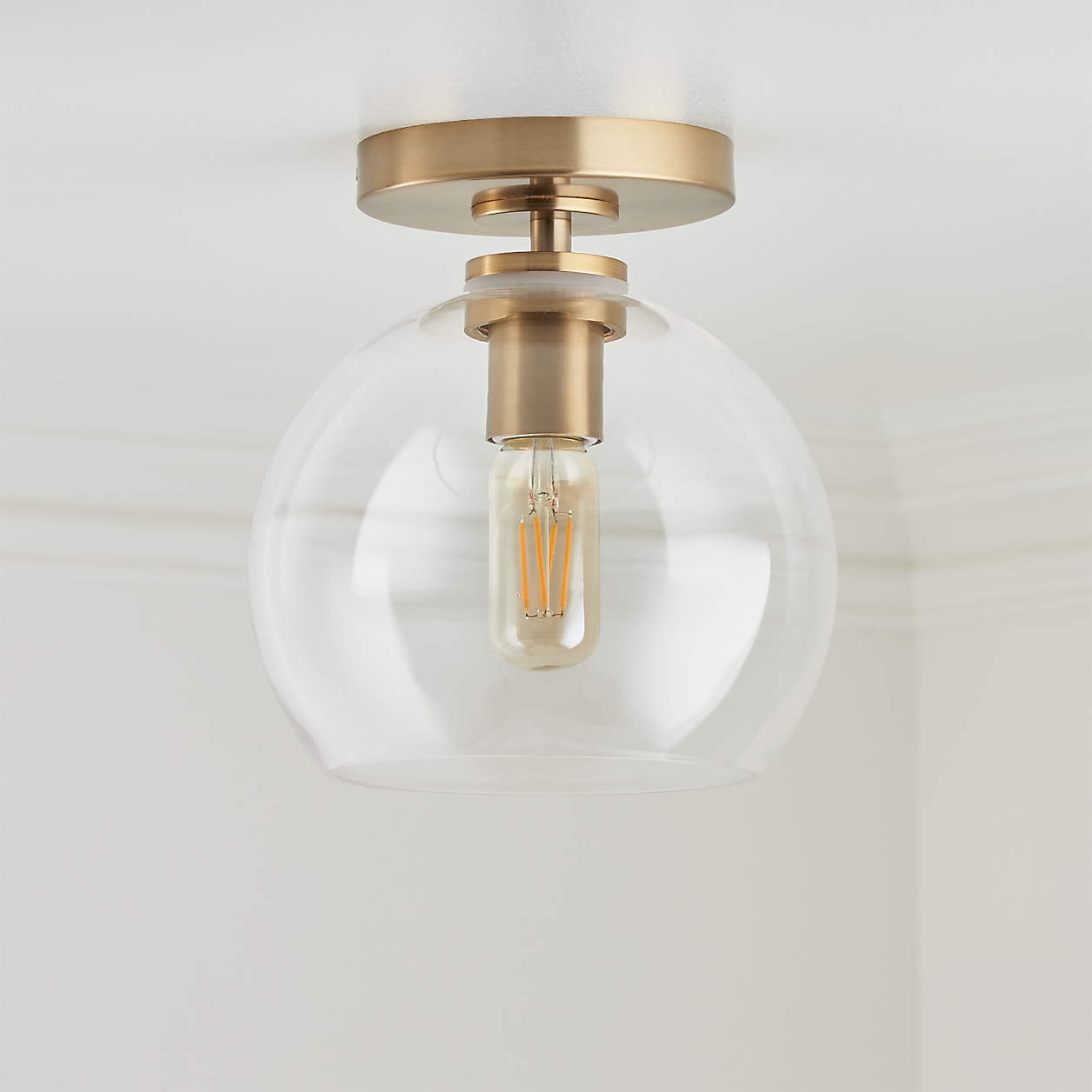 Clear + Brass