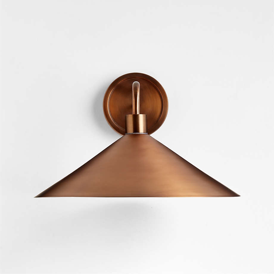 Conical metal shade