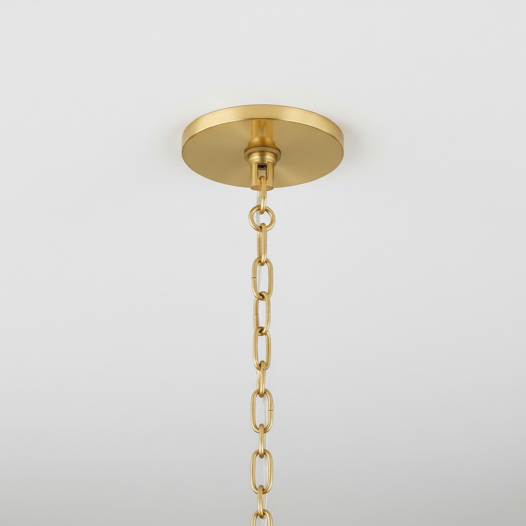 High-quality aged brass metal canpony