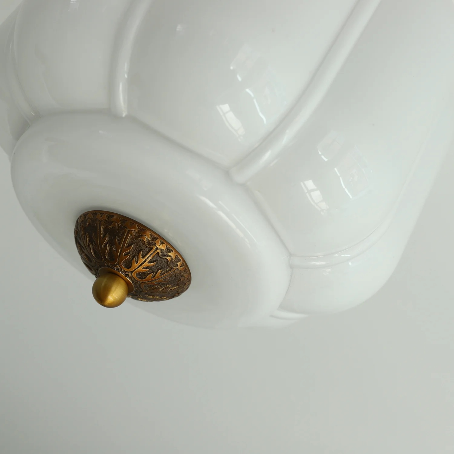 Opaline glass shade