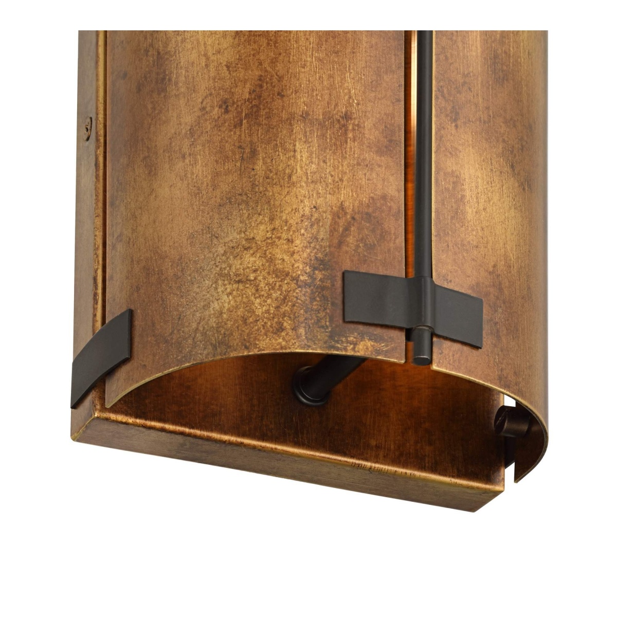 Curved rustic bronze design