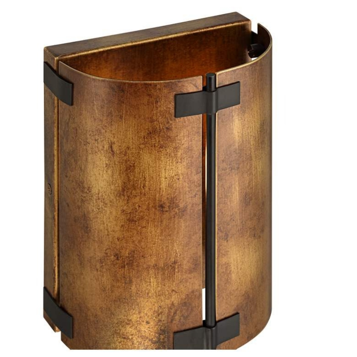 Distressed metal finish