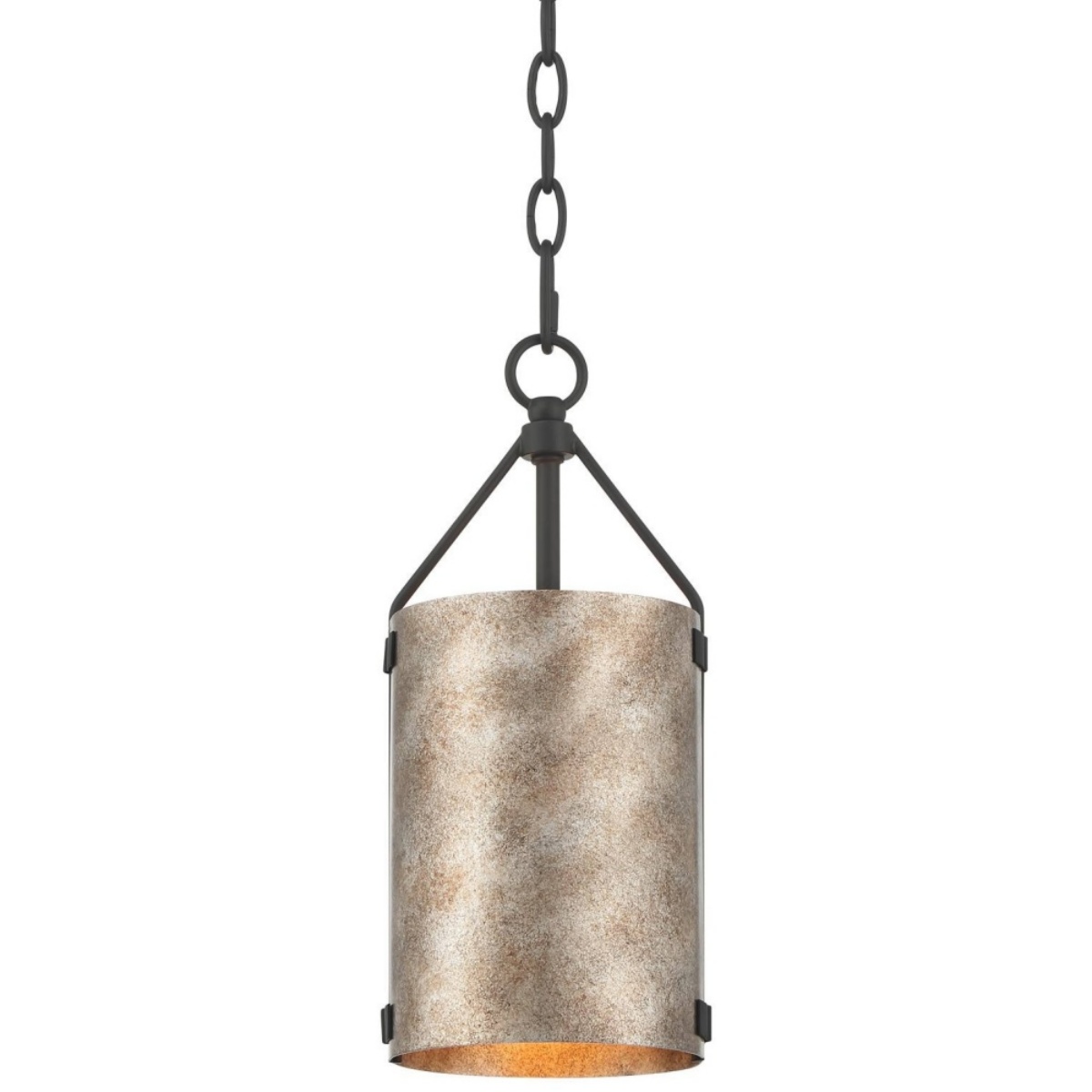 Cylindrical shade with textured finish