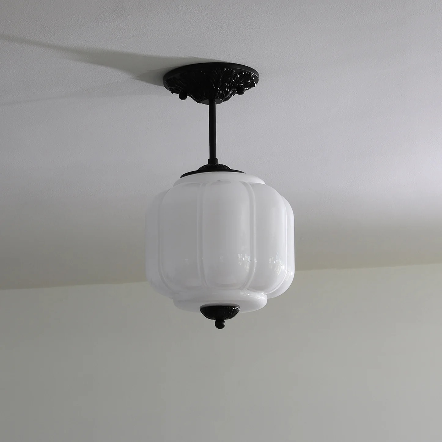 White Glass + Black