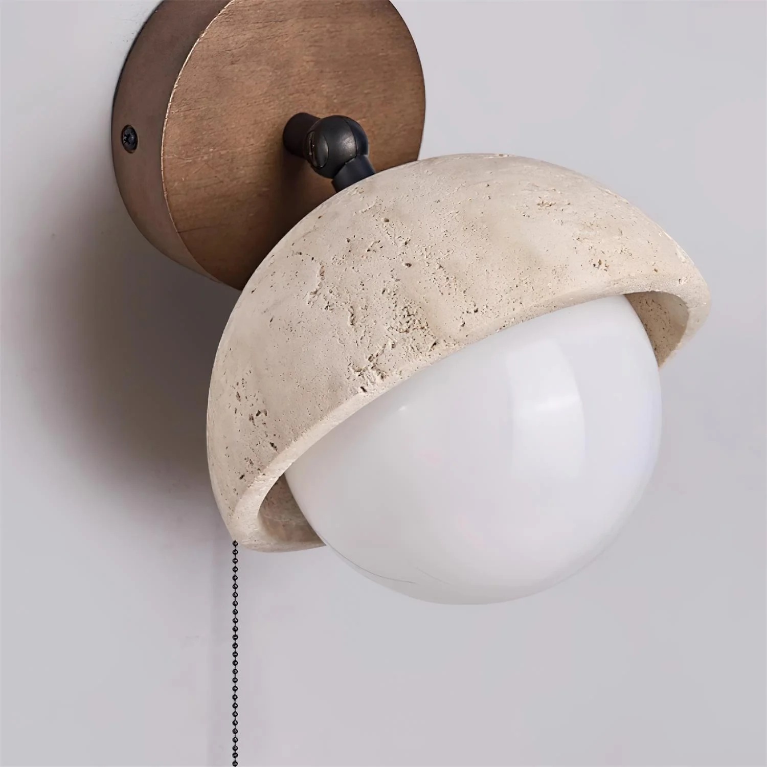 Minimalist Stone & Wood Design