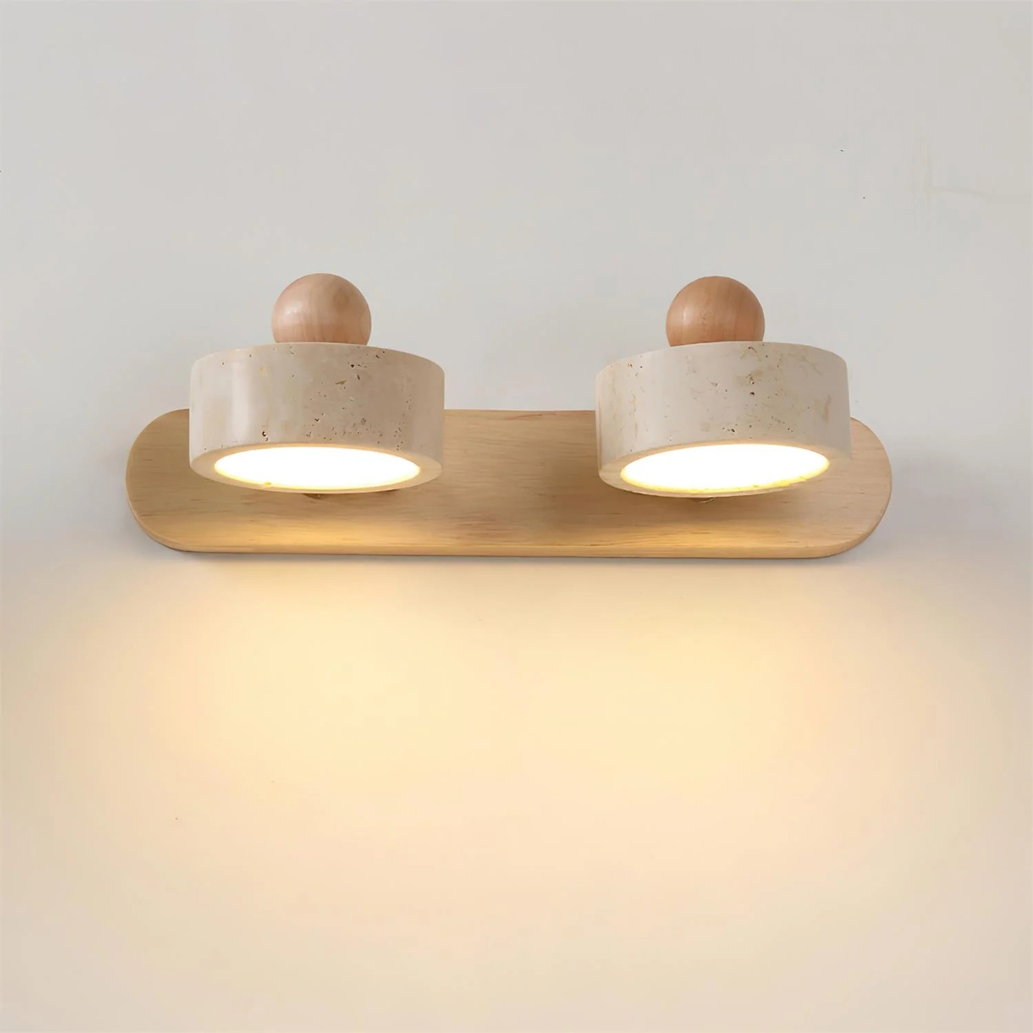 2 Lights + Wood Color