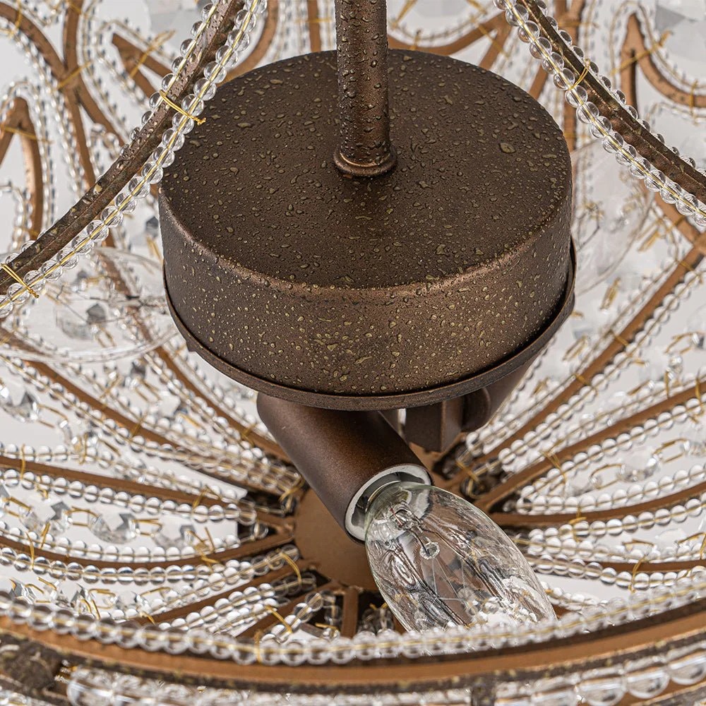 3-Light candle bulb base(bulb not included)