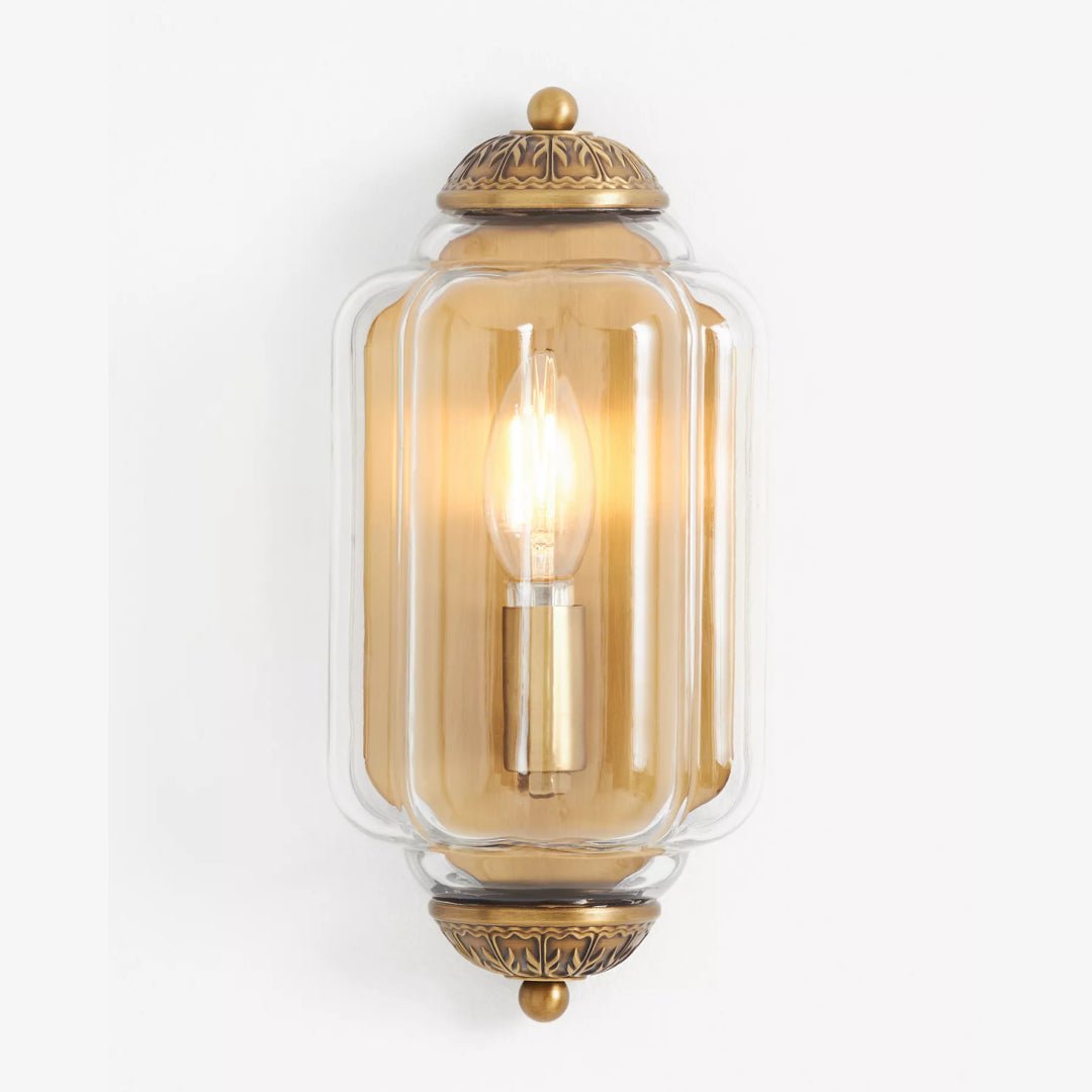 Clear Glass + Brass