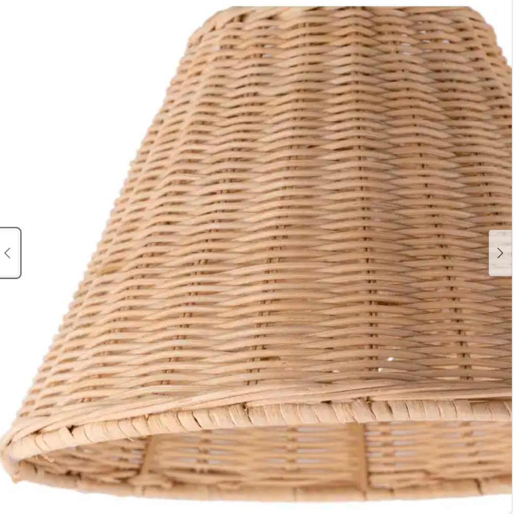 Handwoven Rattan Shade