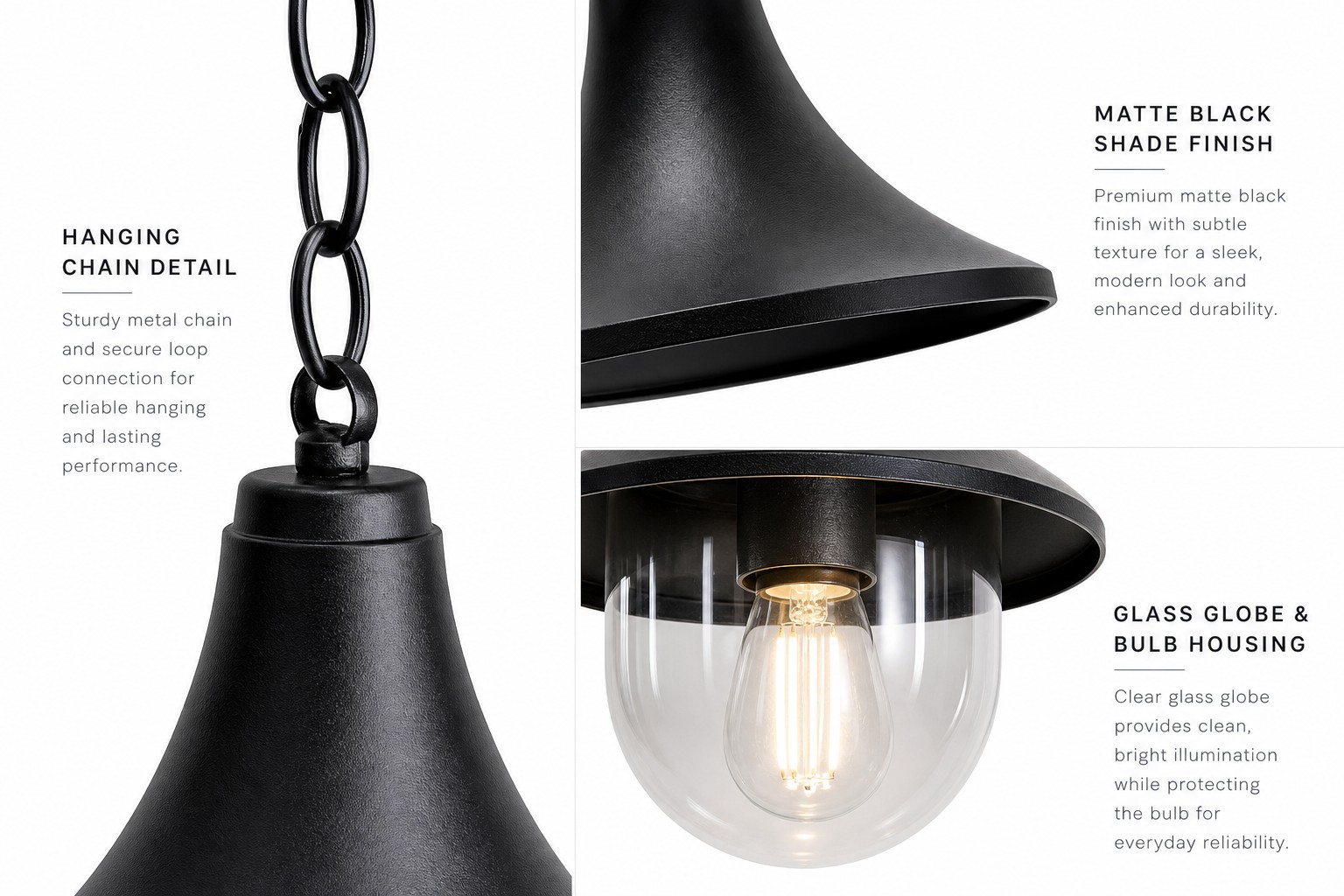 Ribbed Glass Shade