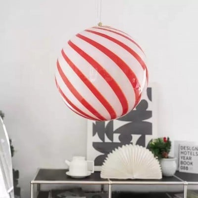 Bold Striped Solstice Pendant Light for Contemporary Spaces S368 — zł617.92