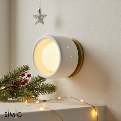 Cerova Anders Ivory Porcelain Wall Sconce – Organic Design for Living Room & Bedroom T015 — €73.00