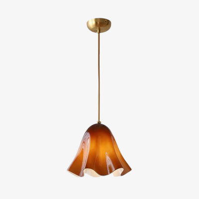 Bellina Wavy Edge Glass Pendant - French Style Light for Kitchen T279 — €129.00