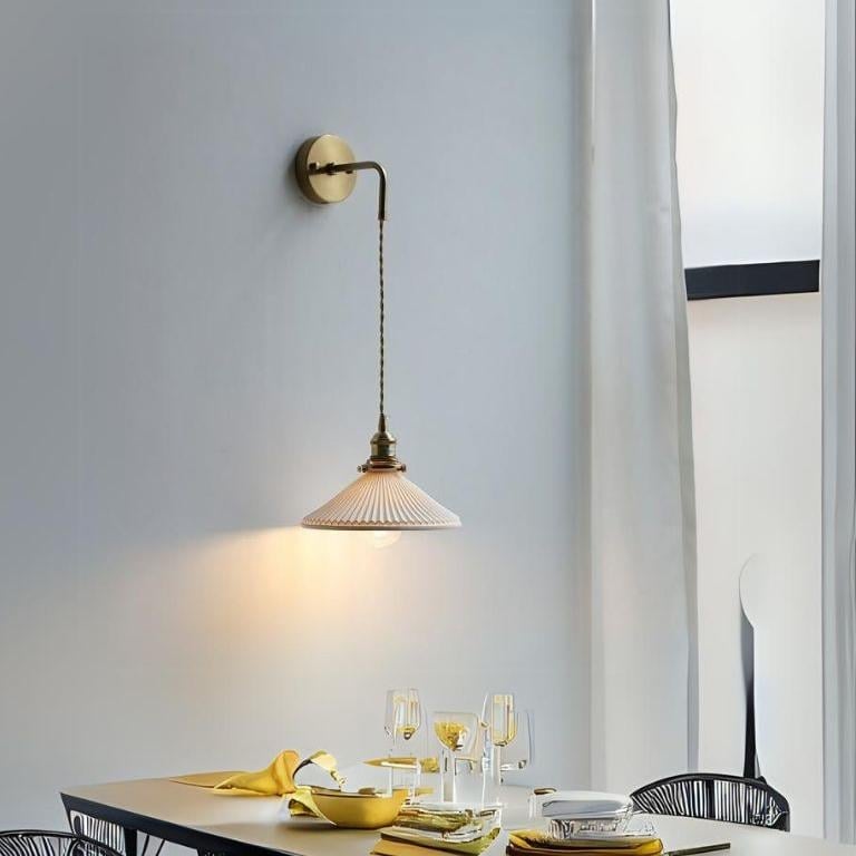 Modern Pleated Wall Light