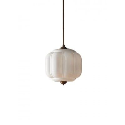 Eloise Vintage Milk Glass Pendant Light - Chic Retro Lighting for Dining Rooms S215 — €169.00 (was €296.00) -€127.00