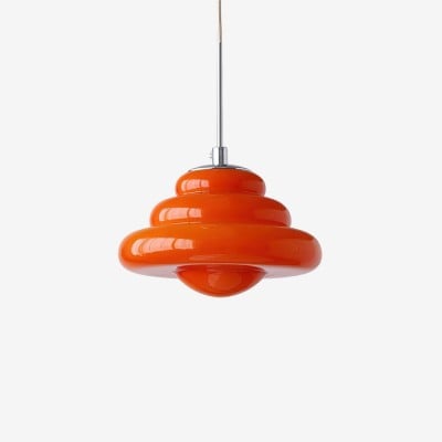 Tiered Pendant Lamp - Modern Glass and Metal for Dining Room S245 — €179.00