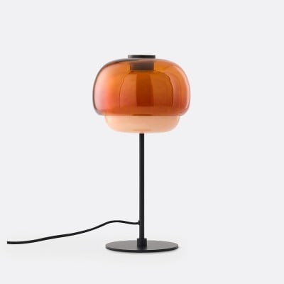Clinco Stacked Glass Table Lamp ‑ Refined Minimalist Light for Bedroom S249 — €129.00