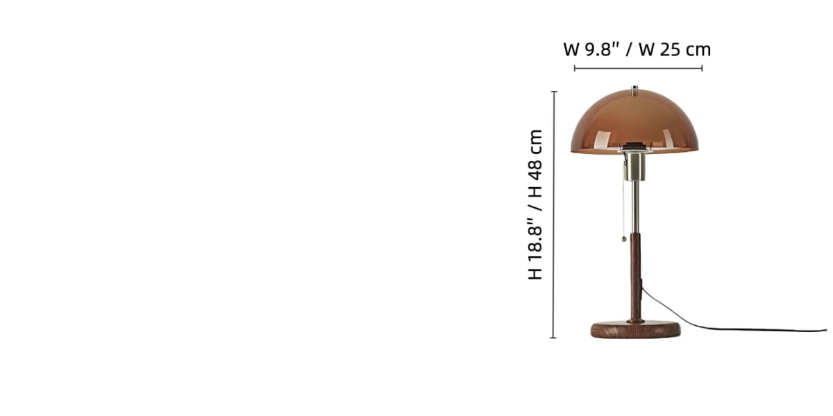 Product size — Size: W 25 cm × H 48 cm / W 9.8″ × H 18.8″
