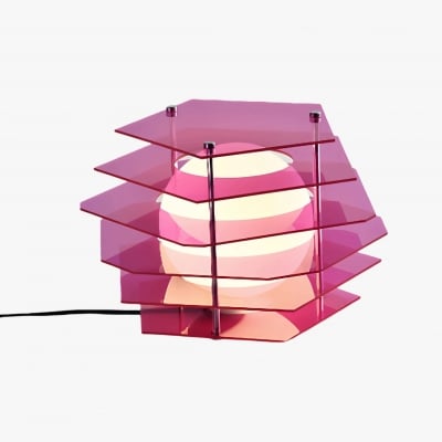 Sunset Geometric Ambient Table Lamp - Colorful Acrylic Decorative Lighting Fixture S375 — €109.00