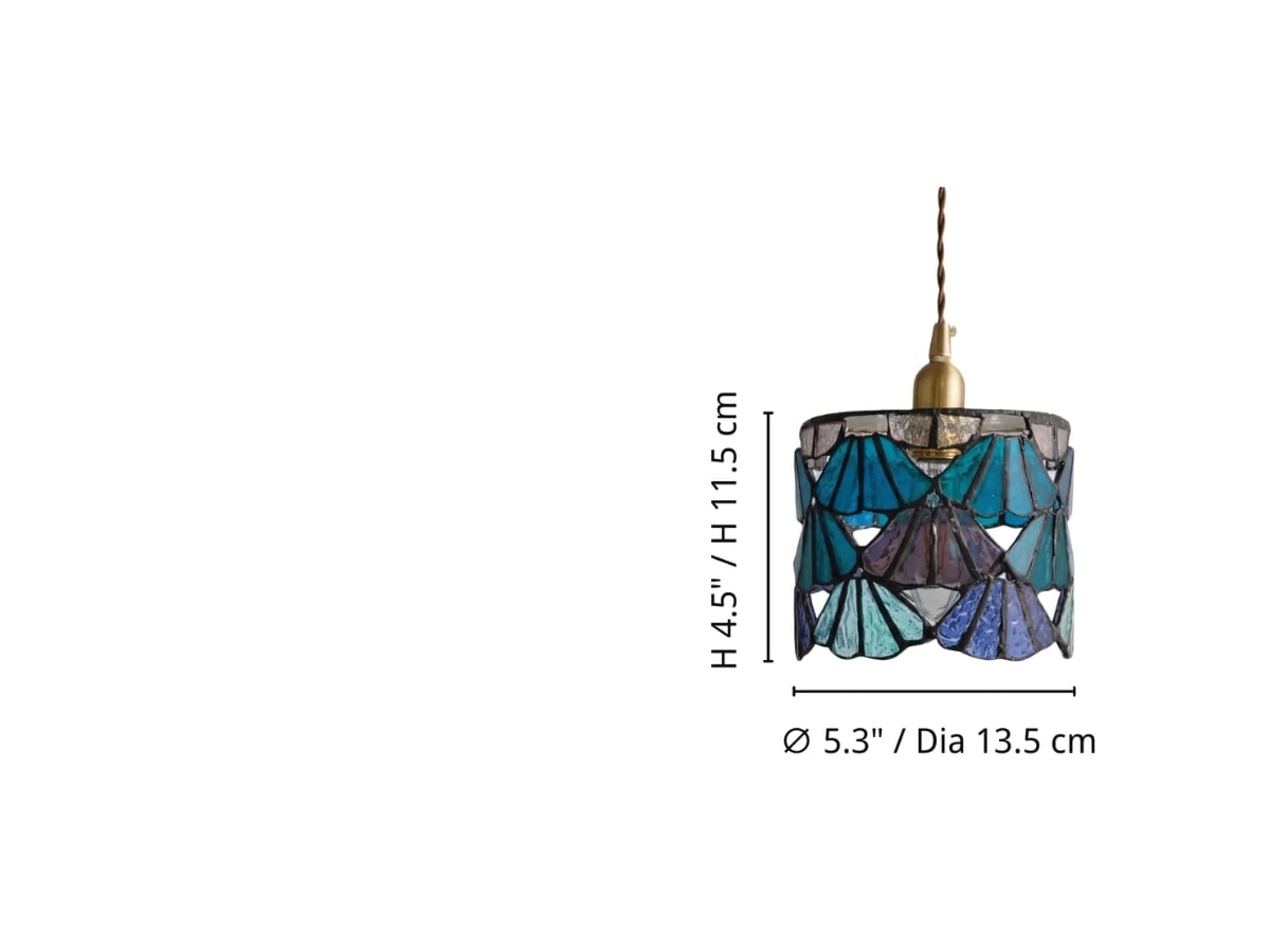 Product size — Size: Dia 13.5 cm × H 11.5 cm / ∅ 5.3″ × H 4.5″