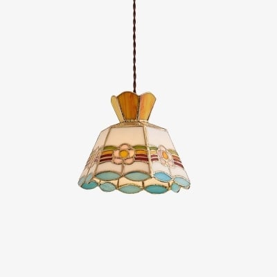 Vintagia Tiffany Retro Style Glass Pendant Light for Modern Home Interiors T560 — €148.00