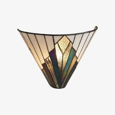 TF Astoria Fan-Shaped Art Deco Wall Sconce – Vintage Accent Lighting T635 — €158.00