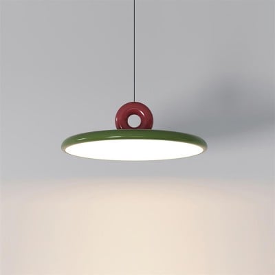 Cream Style Vertical Flying Saucer Pendant Lamp M167 — €119.00