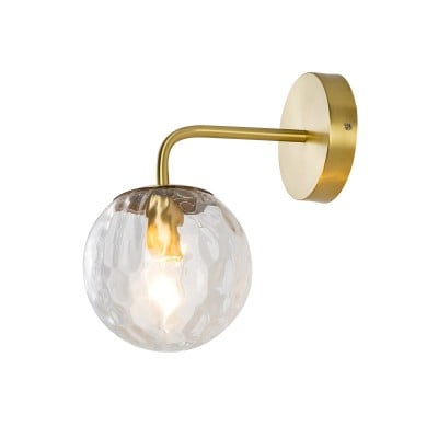 Modern Ficcas Metal Glass Polishing Wall Light for Bedroom Hallway — €89.00