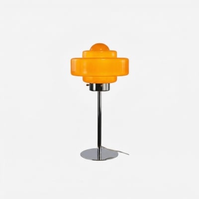Modern Colored Glass Table Lamp – Retro Futuristic Accent for Living Room S391 — €79.00