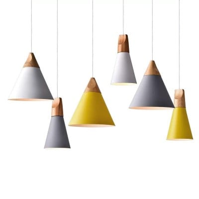 Connell Coned Woody Pendant Lamp — €82.00 (was €115.00) -€33.00