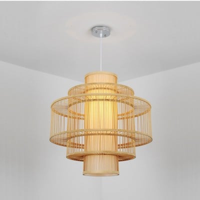Chinese Bamboo Weaving Creative Chandelier — €285.00