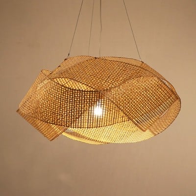 Southeast Asian Style Rattan Chandelier — €268.00