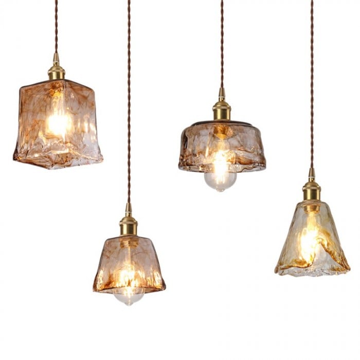 >>COFFEE Glass Pendant Light