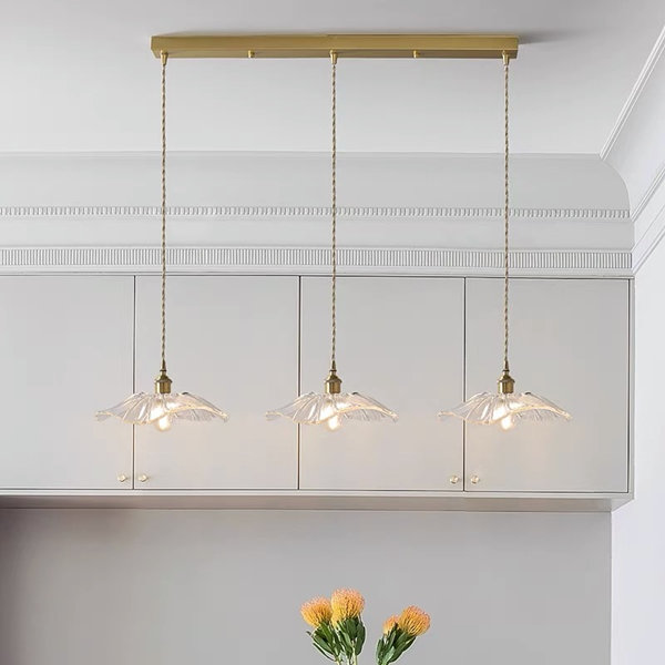 >>Lotus Glass Pendant Light