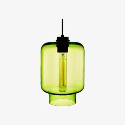 Modern Geometric Glass Pendant Light - Home Decor Multiple Colors Lighting S377 — €89.00