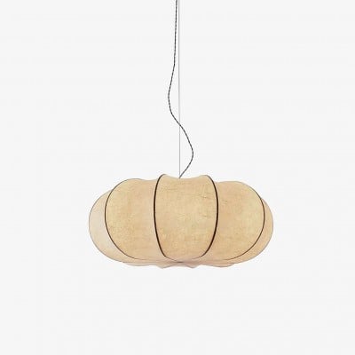 Modern Creative Flat Round Silk Pendant Lamp M25 — €229.00