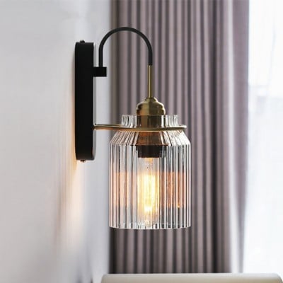 Nordic Columnar Glass Mirror Front Wall Lamp M28 — €102.00