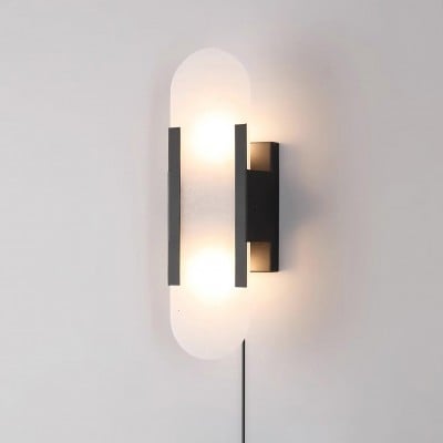 Alabaster Elongated Plug In Wall Lamp M135 — €143.00