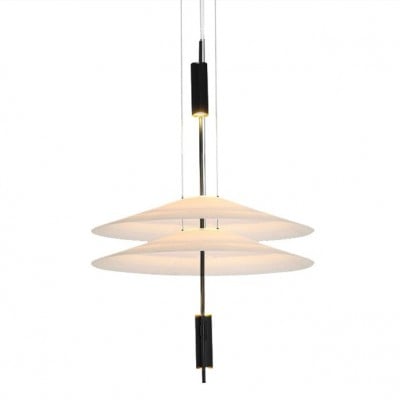 Plumeo Chandelier - Modern Layered LED Pendant for Living Room — €228.00