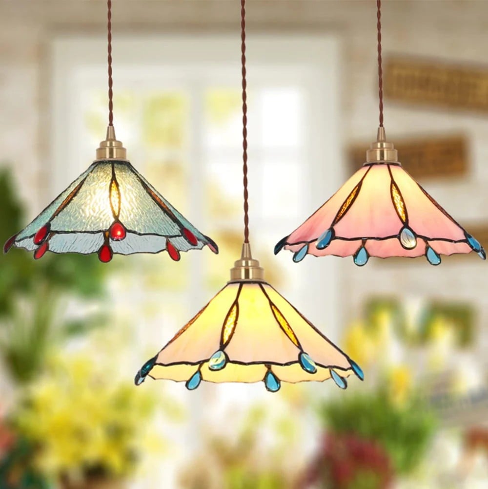 Stained Glass Pendant Light €118.00