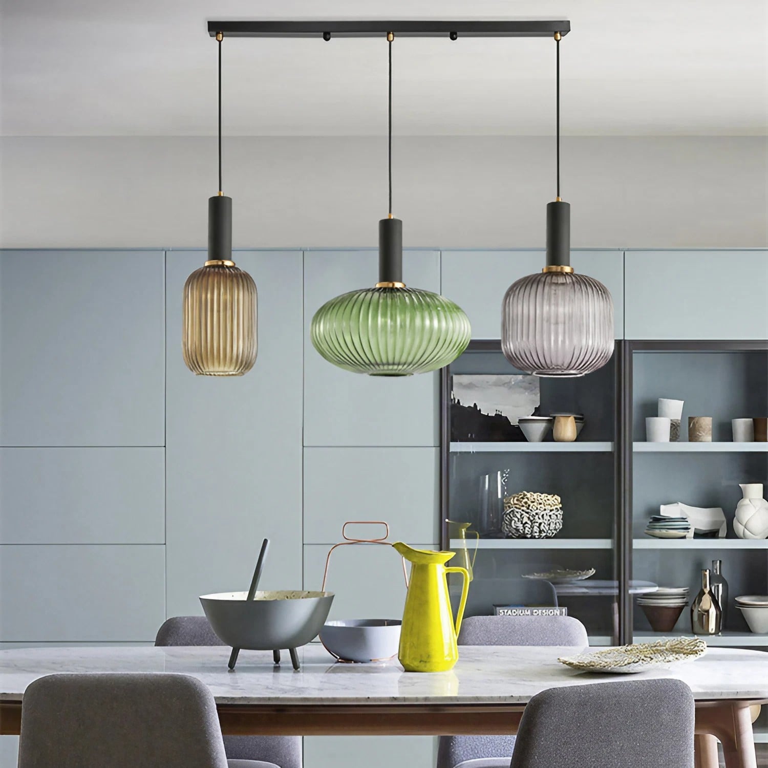 Vintage Glass Pendant Lamp €69.00