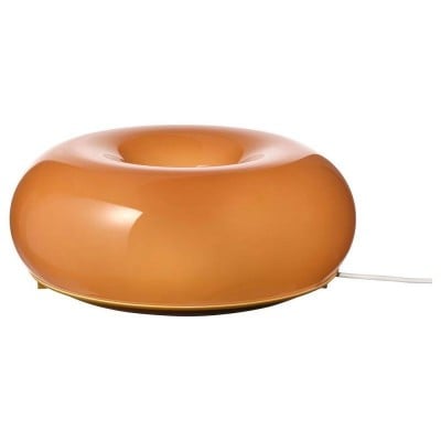 Glass Donut Table Wall Lamp - Bauhaus Style Accent Light Fixture S77 — €95.00