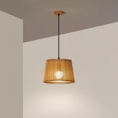Wooden Log Color Cage Pendant Light M319 — zł605.22