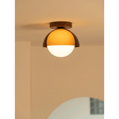 Sunset Ceiling Light – Vintage Walnut Design For Hallway or Entryway G97 — €111.00