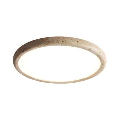 Travertine Disc Flush Mount Ceiling Light - Minimalist Design  Lighting S289 — €132.00 (was €254.00) -€122.00