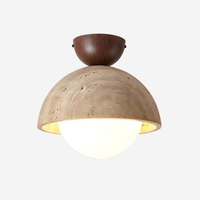 Modern Semicircular Ceiling Light – Travertine Retro Finish S296 — €93.00 (was €176.00) -€83.00