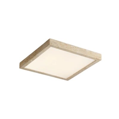 Square Travertine Ceiling Light With Acrylic Diffuser S294 — €157.00 (was €304.00) -€147.00